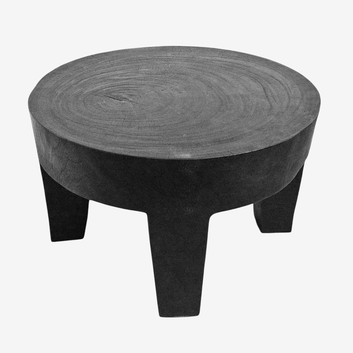 Jetta Ebony Round Low Table - Image 1