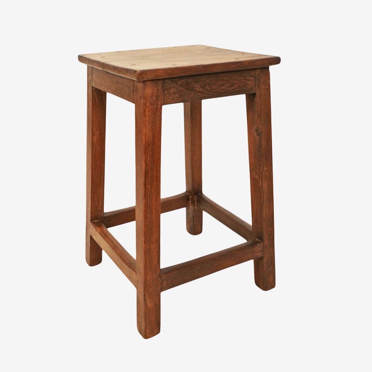 Simple Teak Stool - Image 1