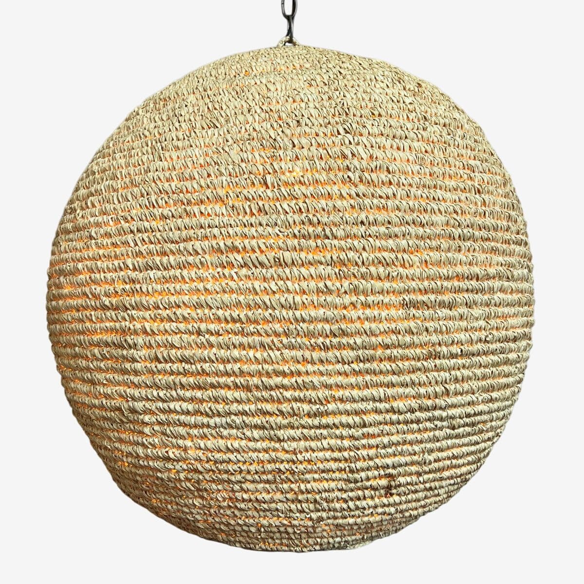 Blond Grass Globe Pendant Large - Image 1