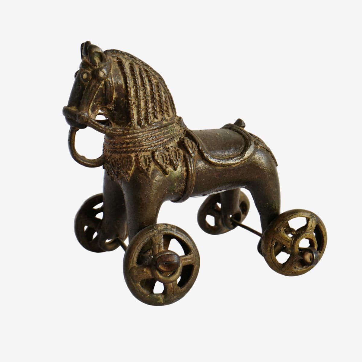 Original India Bronze Childrens Toy - Image 1