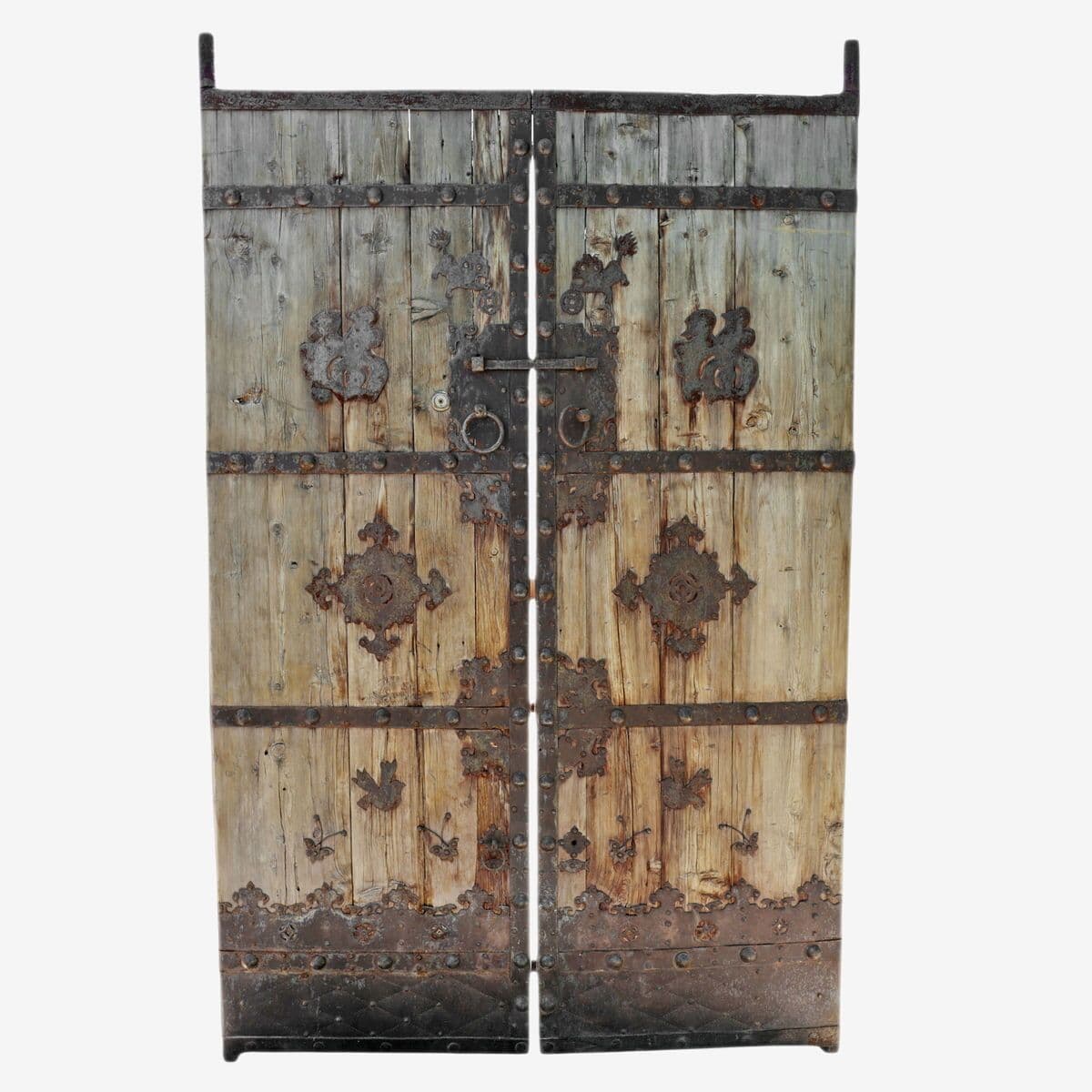 Old Mongolian Wood Door - Image 1
