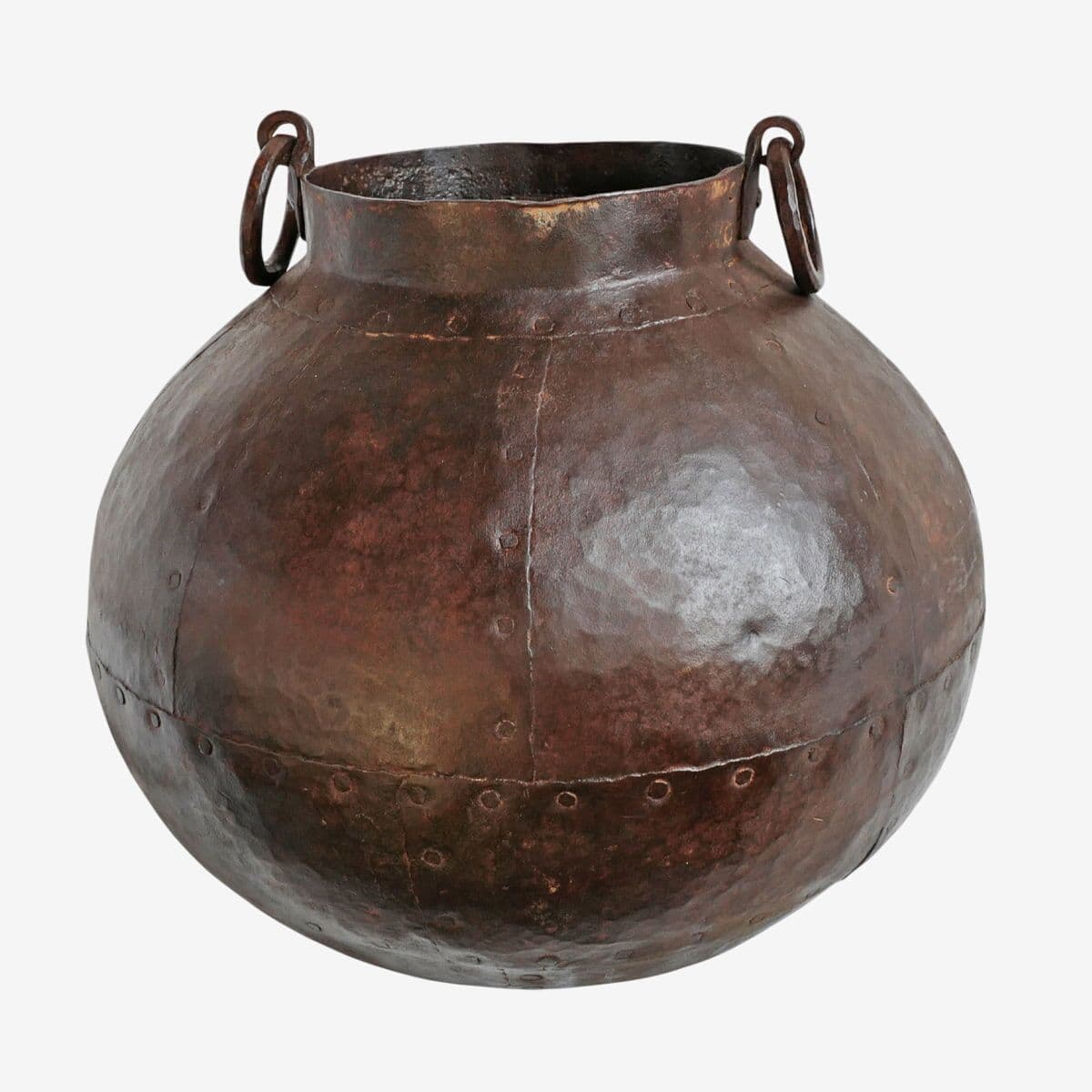 Vintage Solid Iron Pot - Image 1