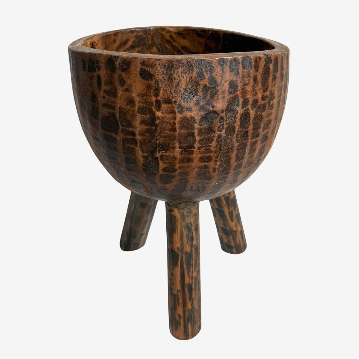 Wood Bowl on Legs - Image 1