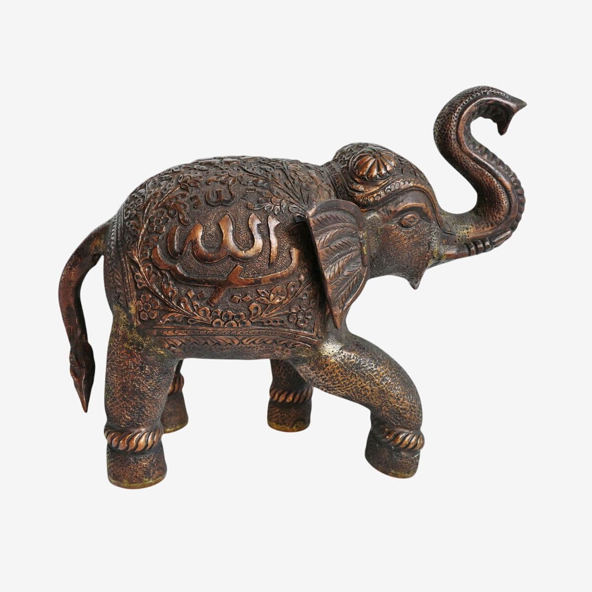 Antique Copper Elephant - Image 1