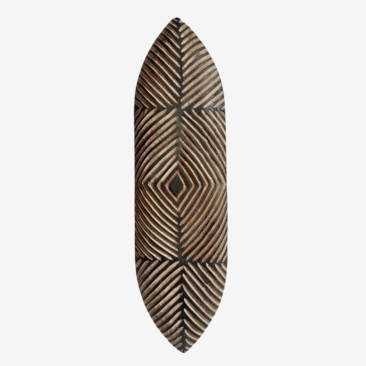 Vintage Elongated Zulu Shield - Image 1