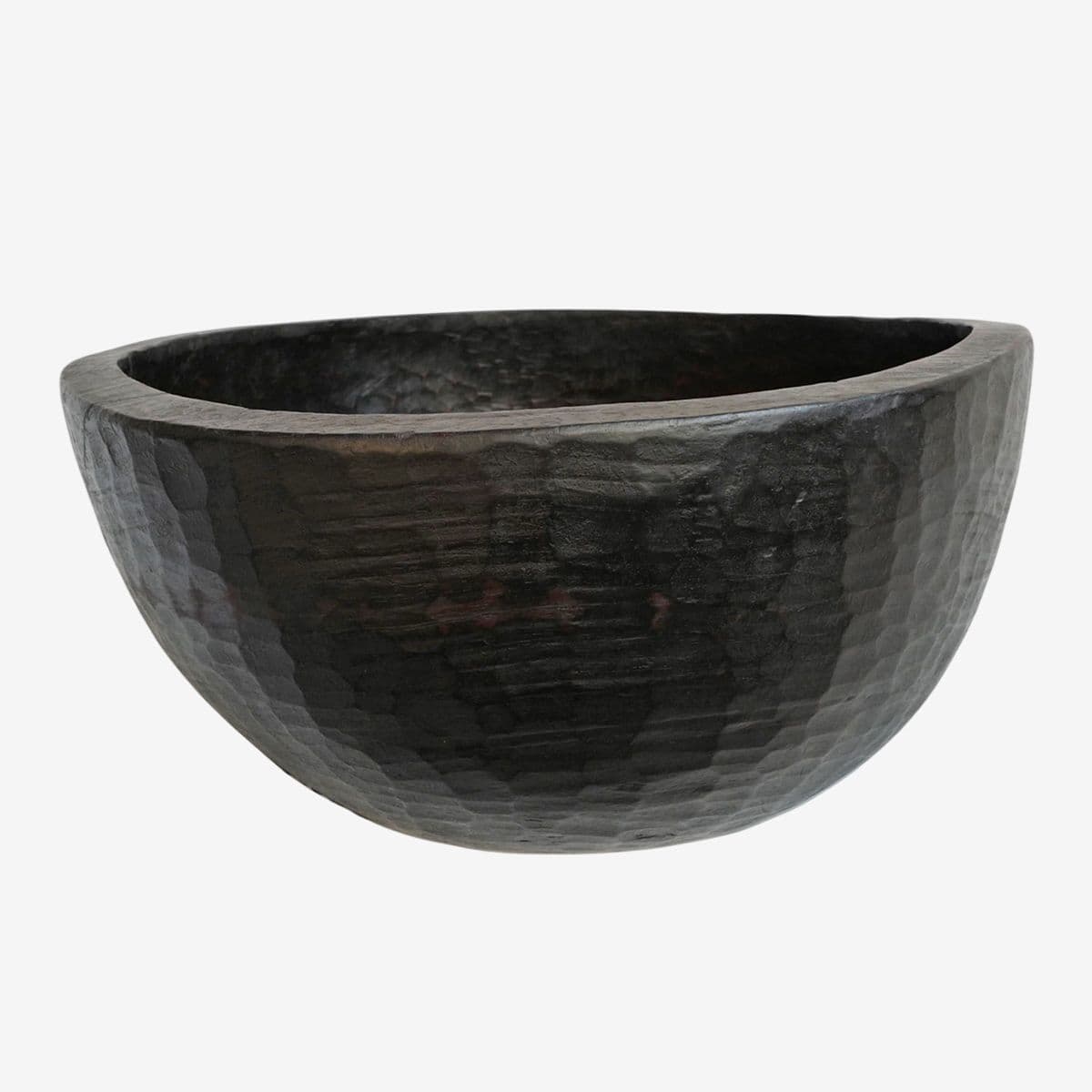 Large Vintage Wood Bowl Nepal - Image 1