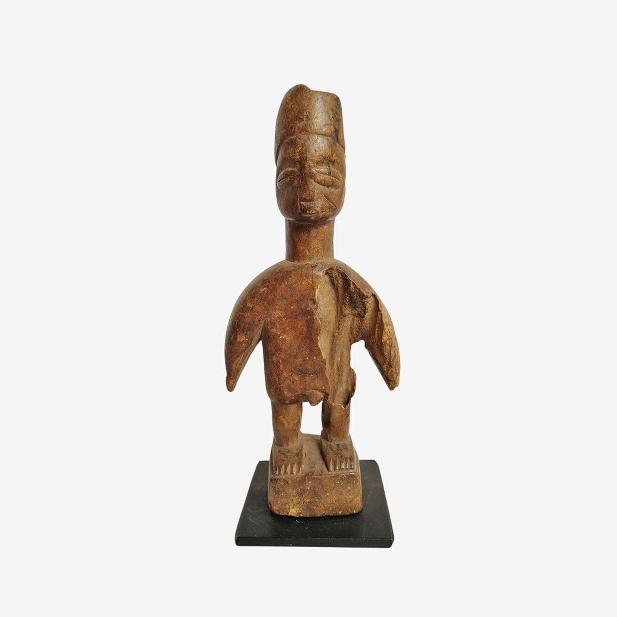 Old Ewe Wood Tribal Doll - Image 1