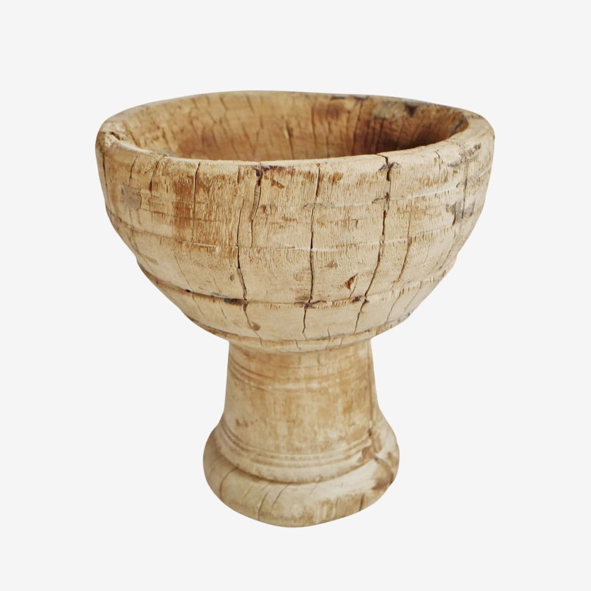 Old Wood India Mortar Cup