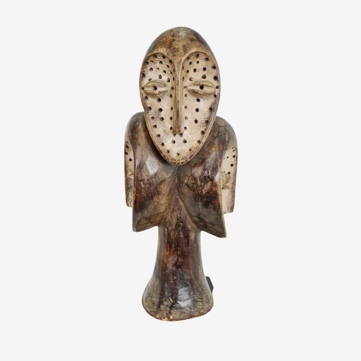 Vintage Lega 4 Face Post Figure - Image 1