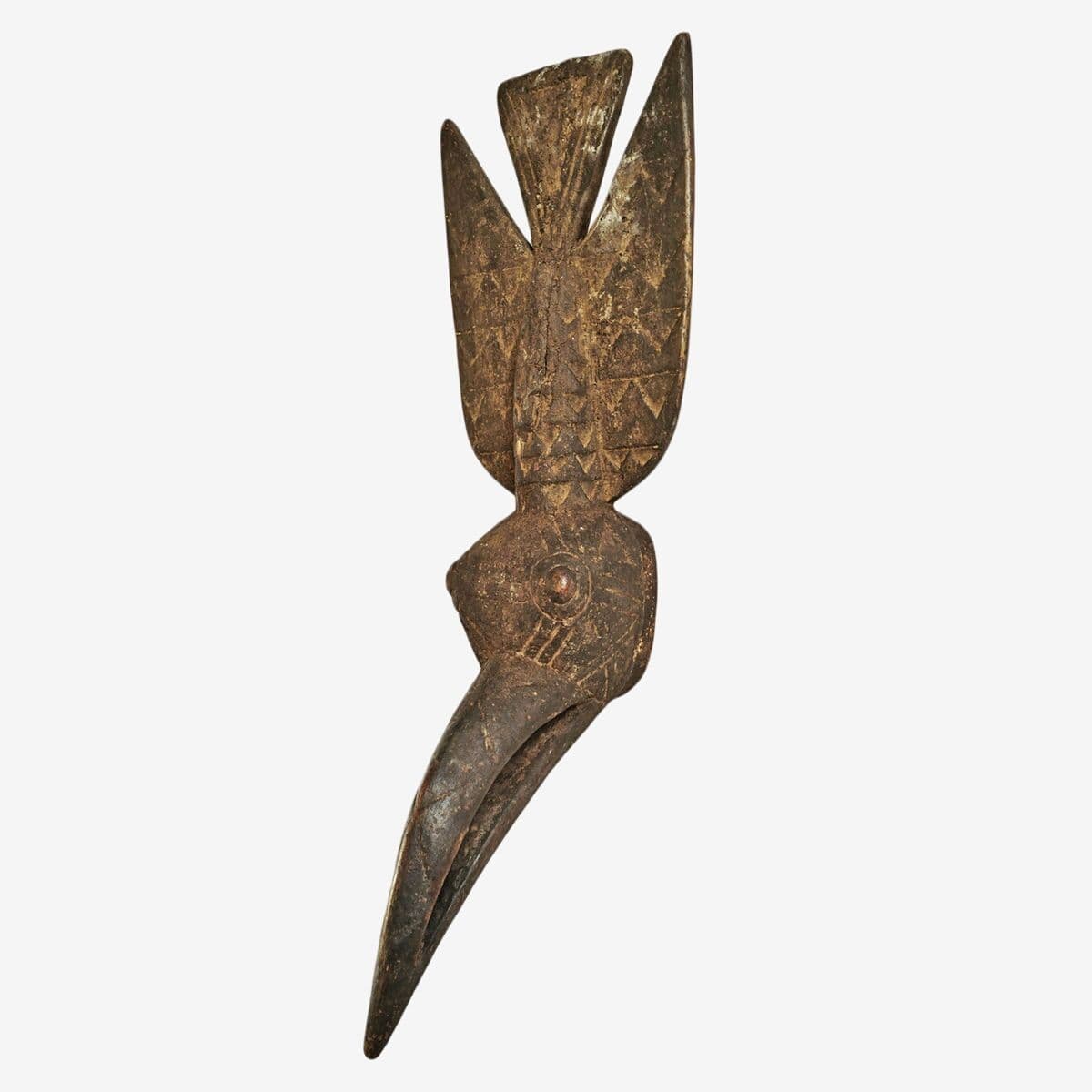 Vintage Burkina Faso Bird Mask - Image 1