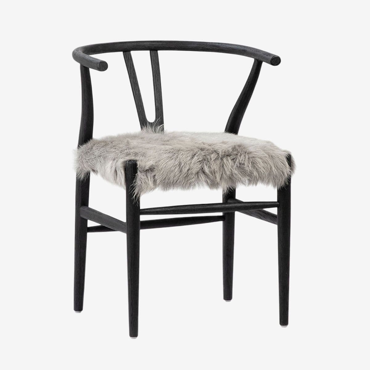 Grey Fur Oak Chair - Image 1