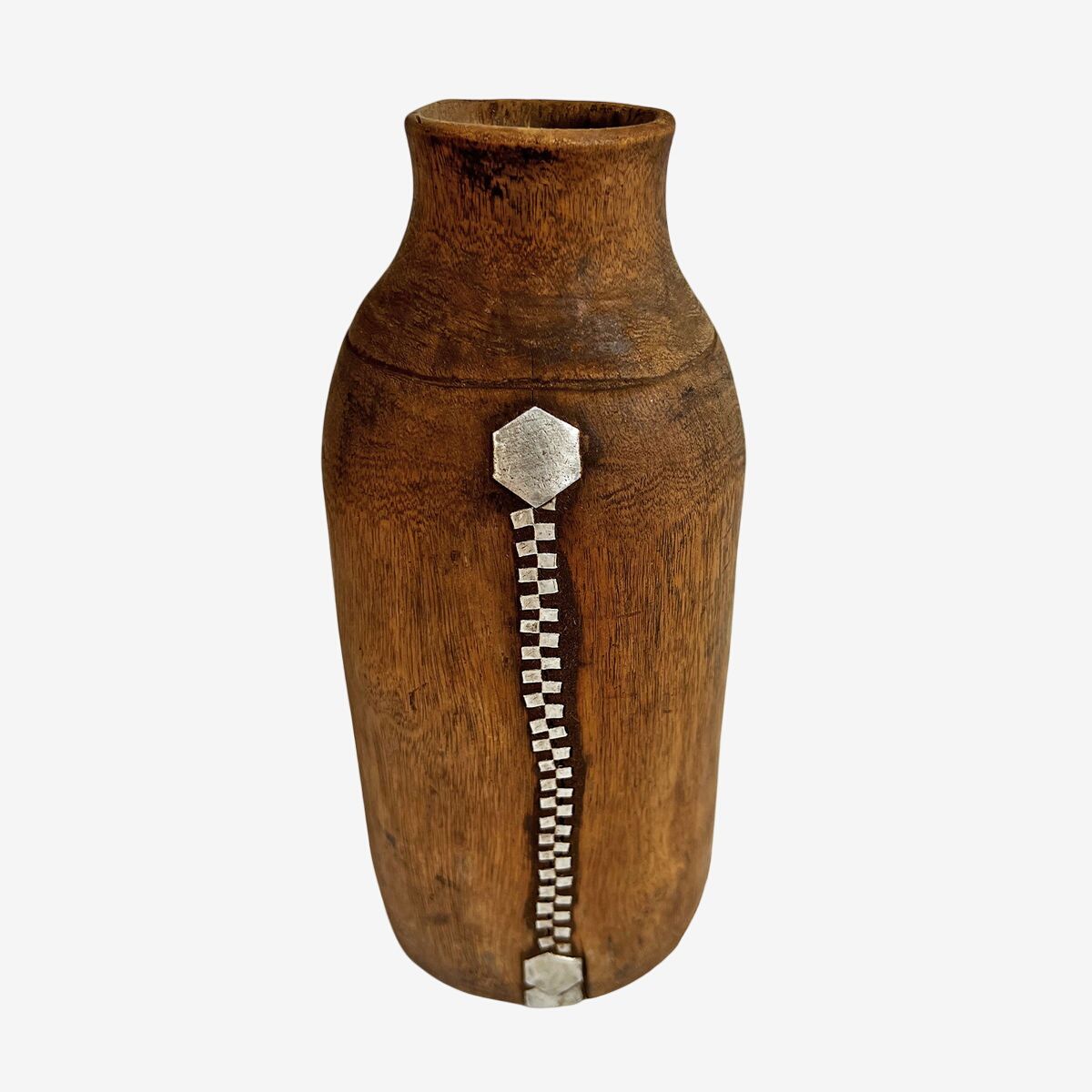 Vintage Tutsi Wood Pot - Image 1