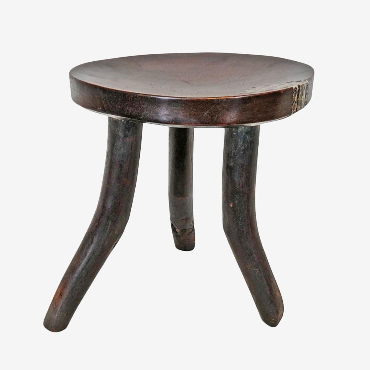 Vintage Luo Sudan Wood Stool - Image 1