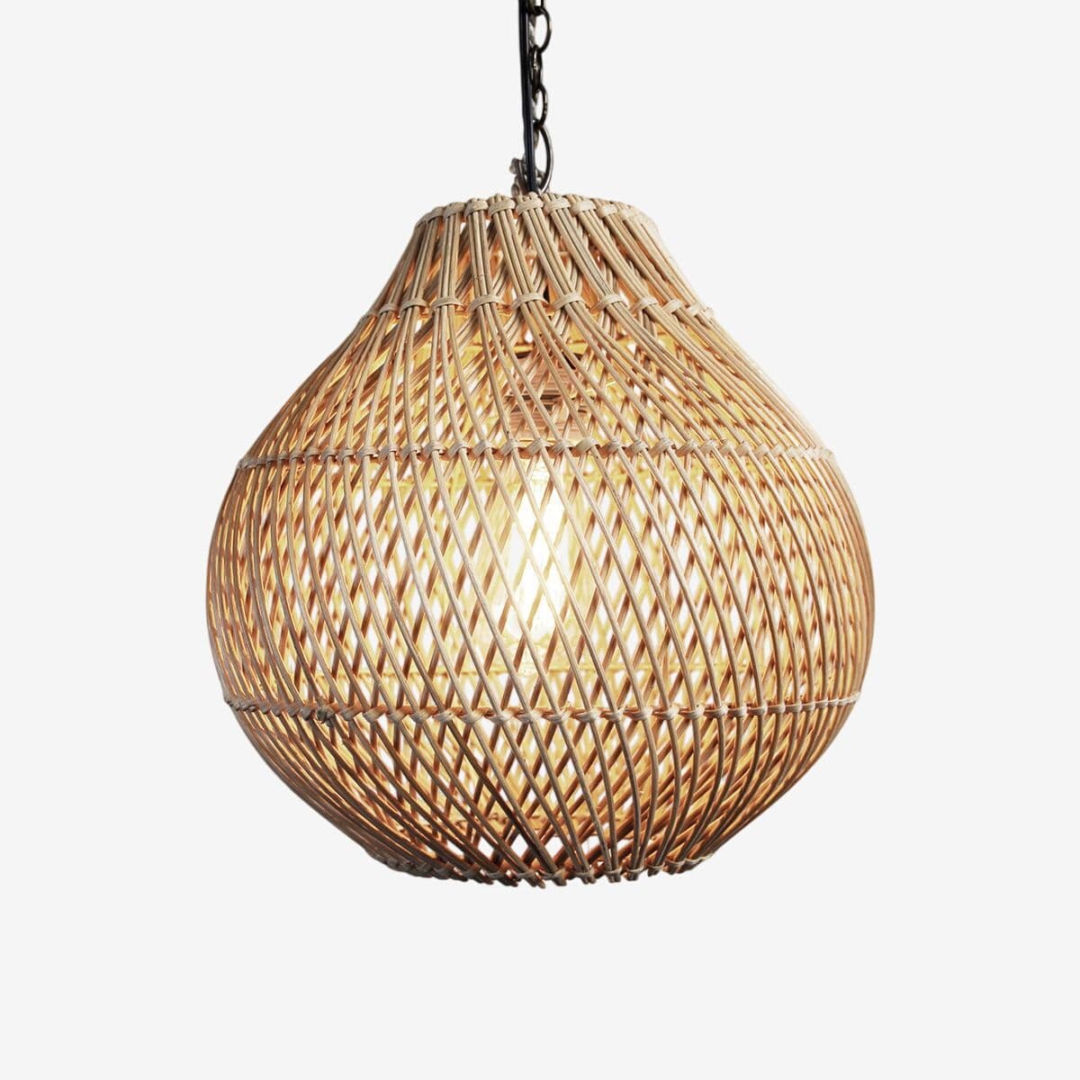 Natural Wicker Bawang Pendant Light Small - Image 1