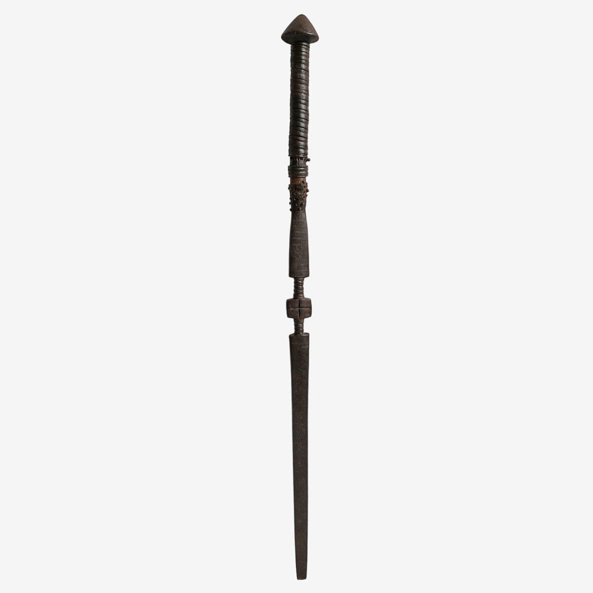 Yoruba Opa Orisa Oko Iron Staff - Image 1