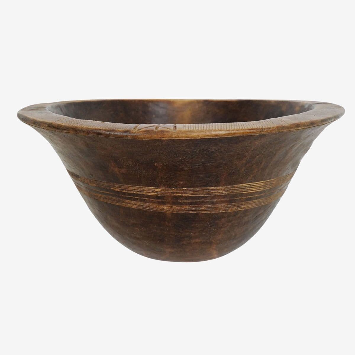 Old Tuareg Wood Bowl - Image 1