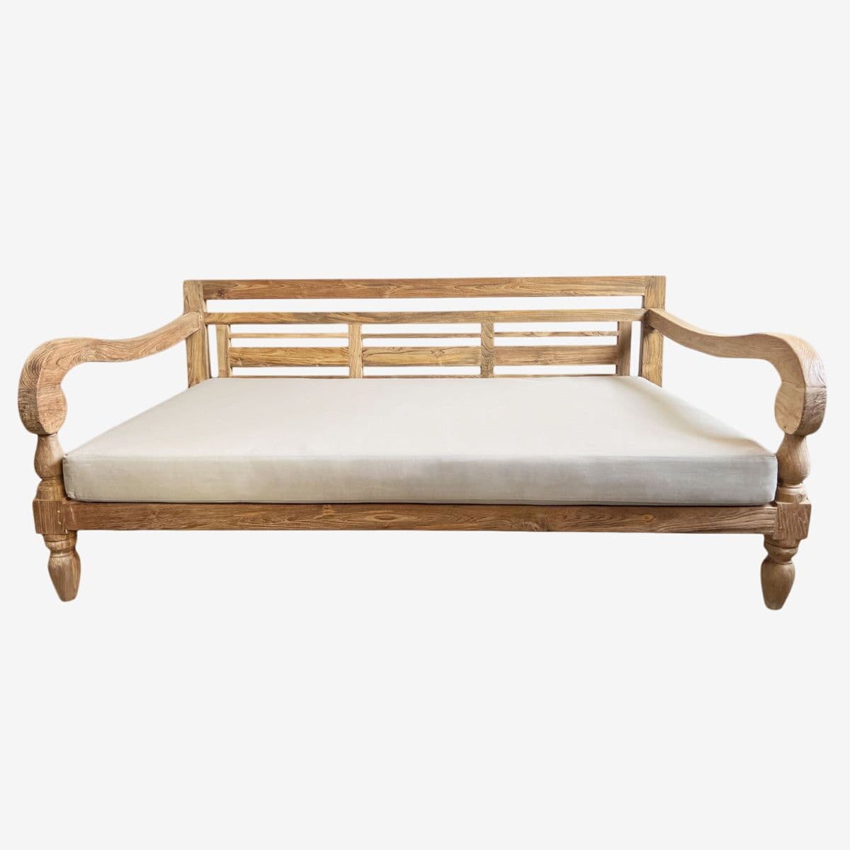 Outdoor Indoor Sutton Teak Daybed - Image 1