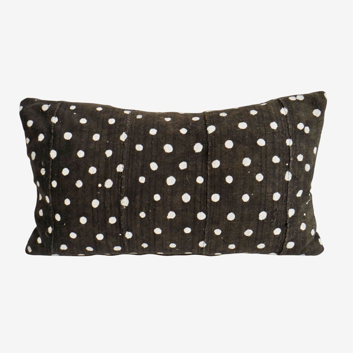 Black & White Dot Mudcloth Pillow - Image 1