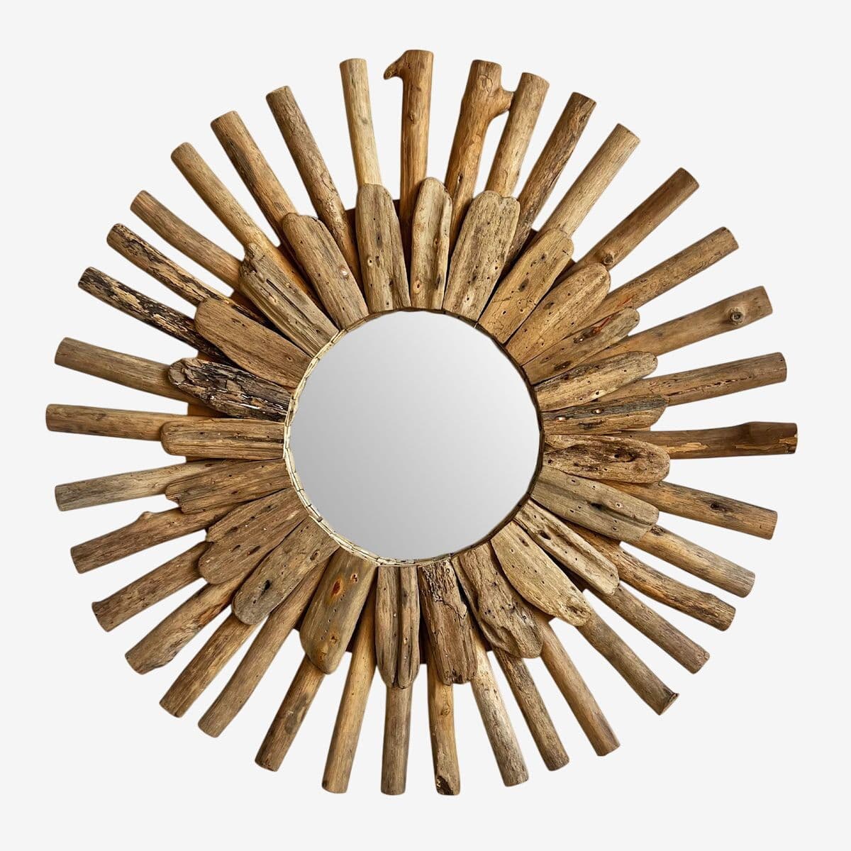 Driftwood Sunburst Mirror - Image 1