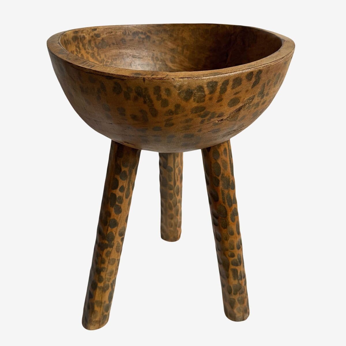 Wood Bowl on Legs - Image 1