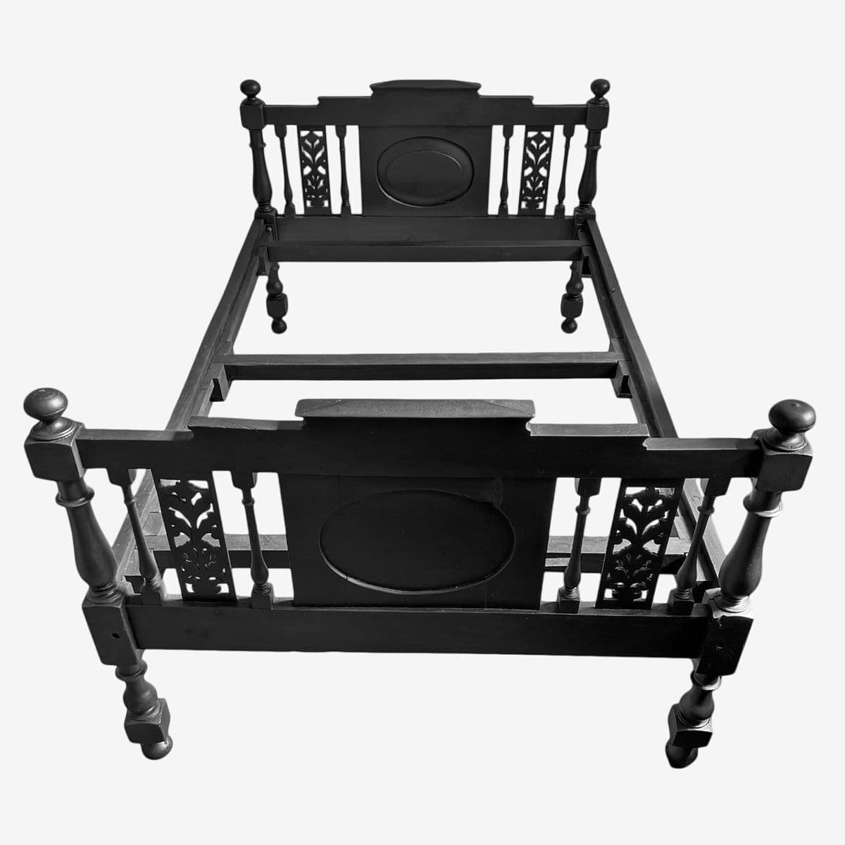 Black Colonial Twin Bed - Image 1
