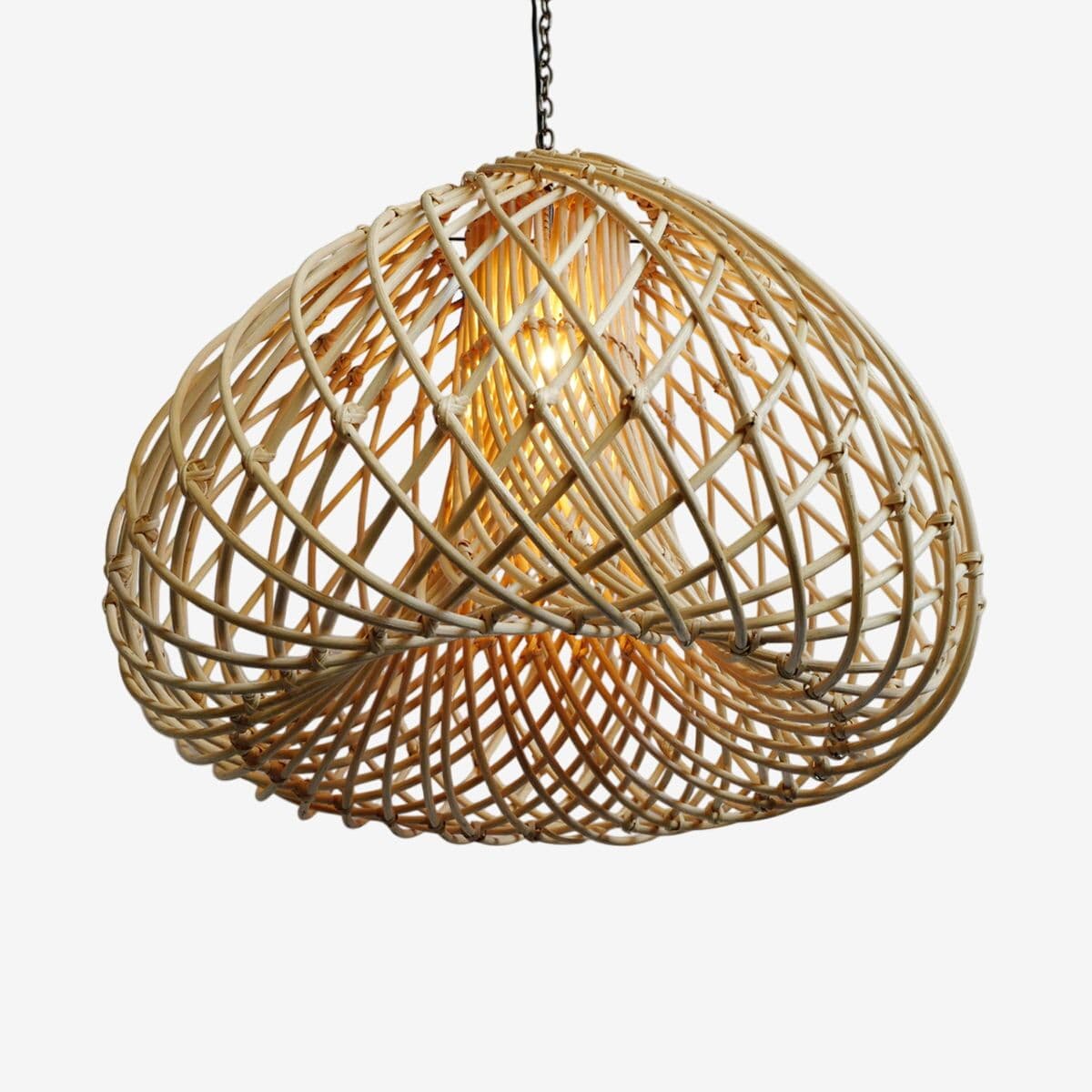 Rattan Java Drop Lantern Medium - Image 1