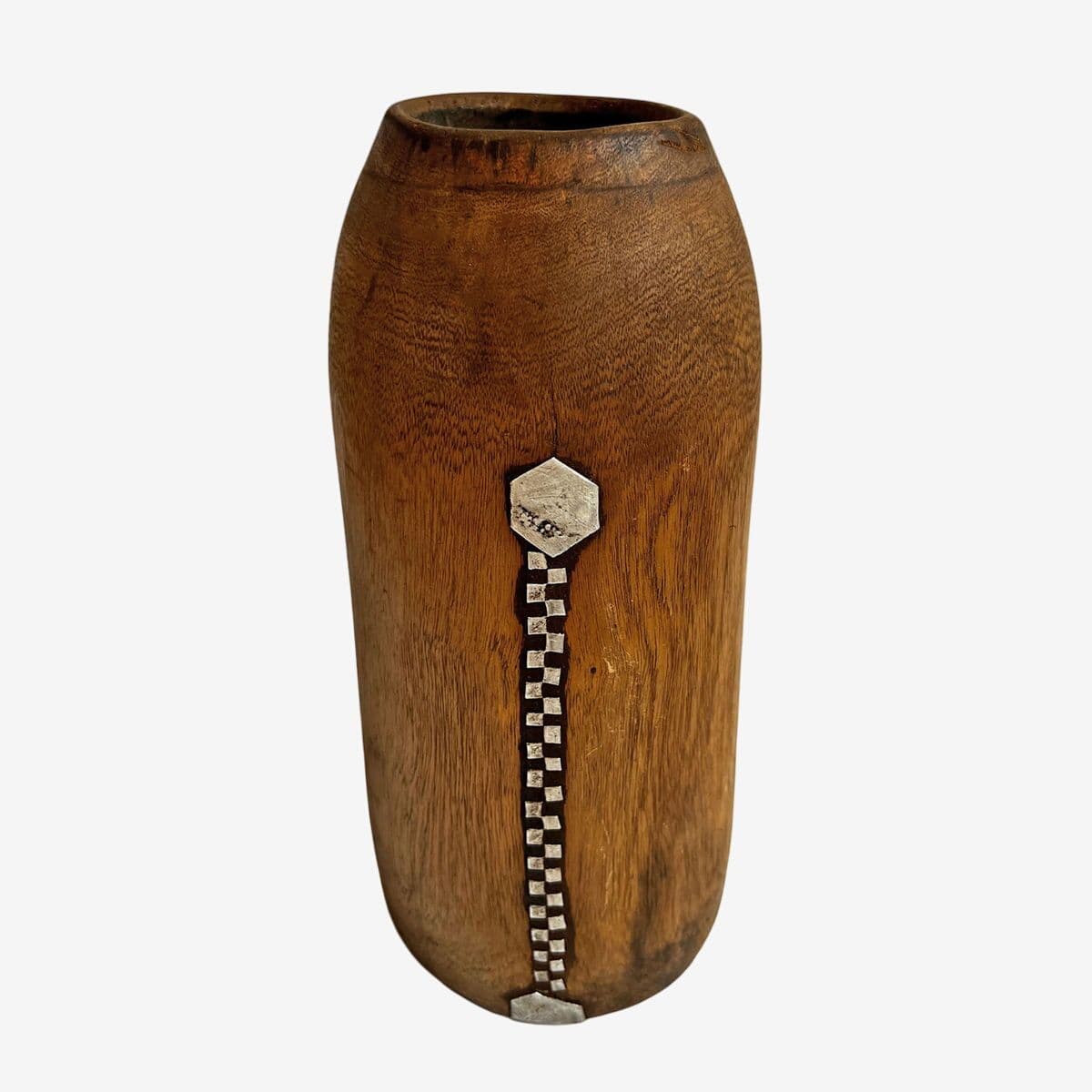 Vintage Tutsi Wood Pot - Image 1