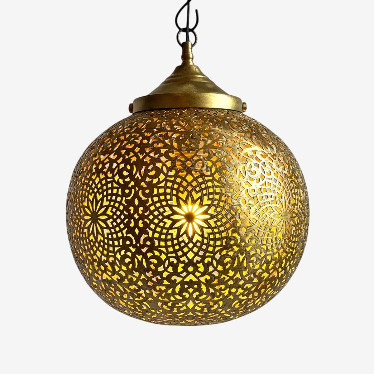 Brass Kora Medium Pendant Light - Image 1
