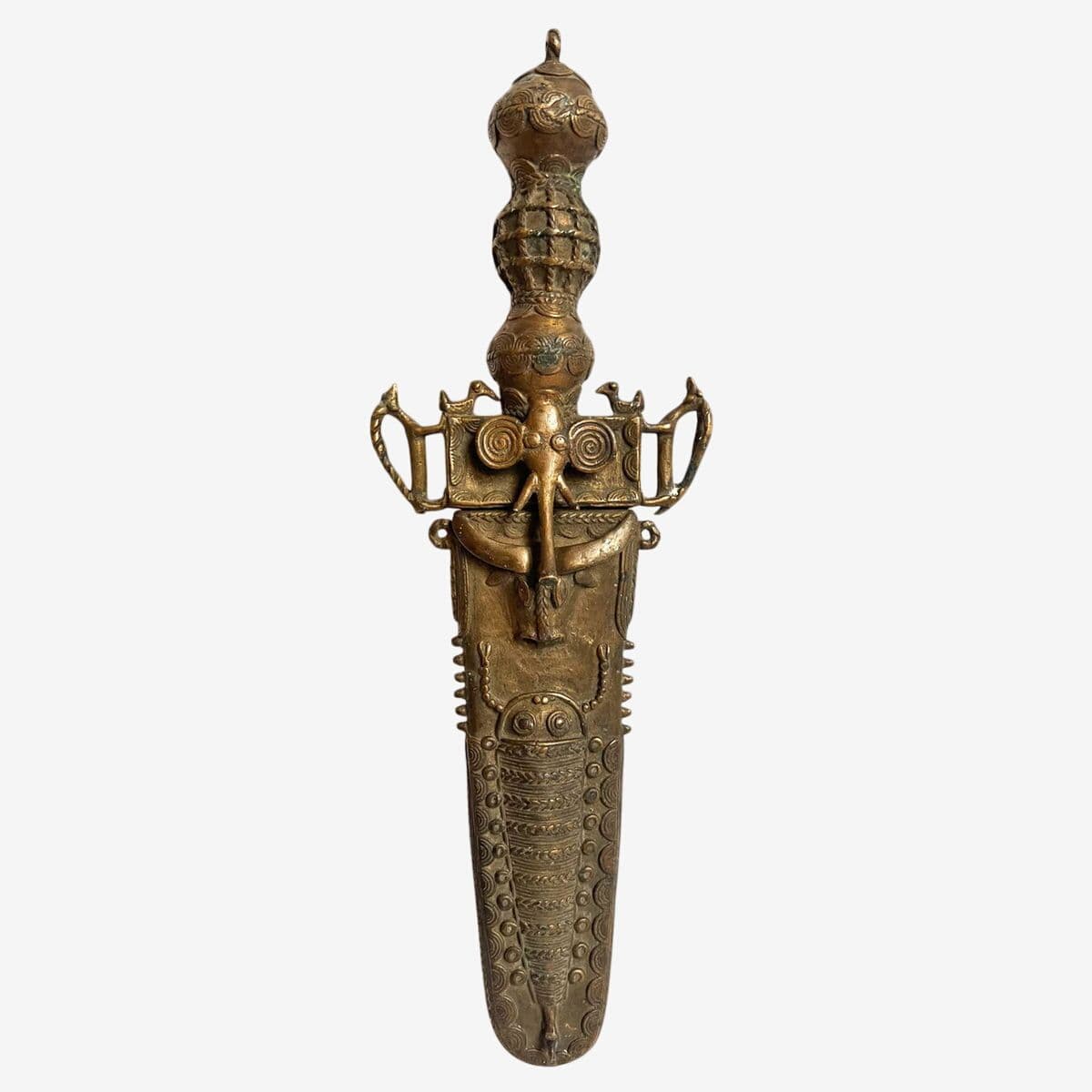 Antique Akan Ashanti Bronze Ceremony Knife - Image 1