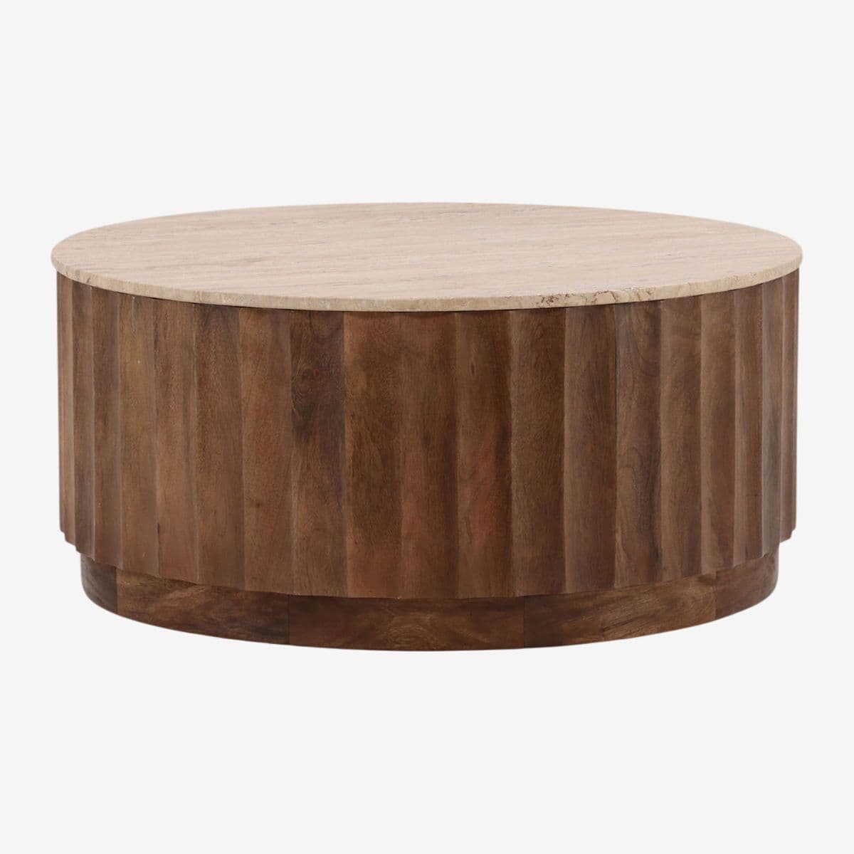 Stone Top Scallop Coffee Table - Image 1