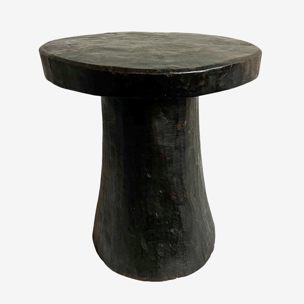 Kuba Wood Stool - Image 1