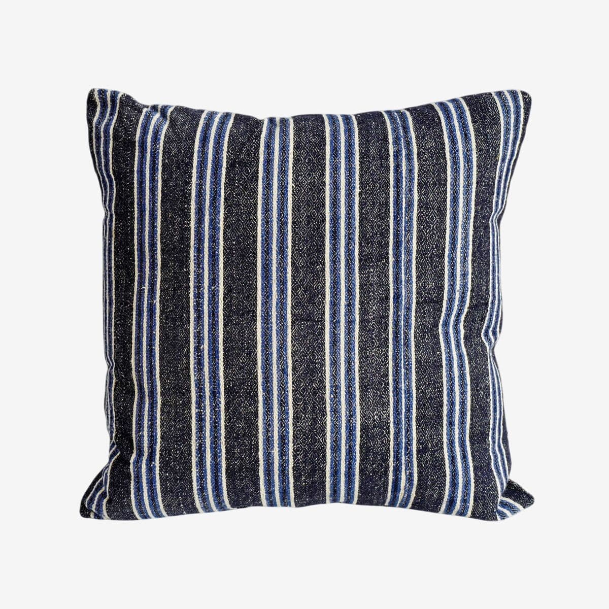 Vintage Indigo Mudcloth Pillow - Image 1
