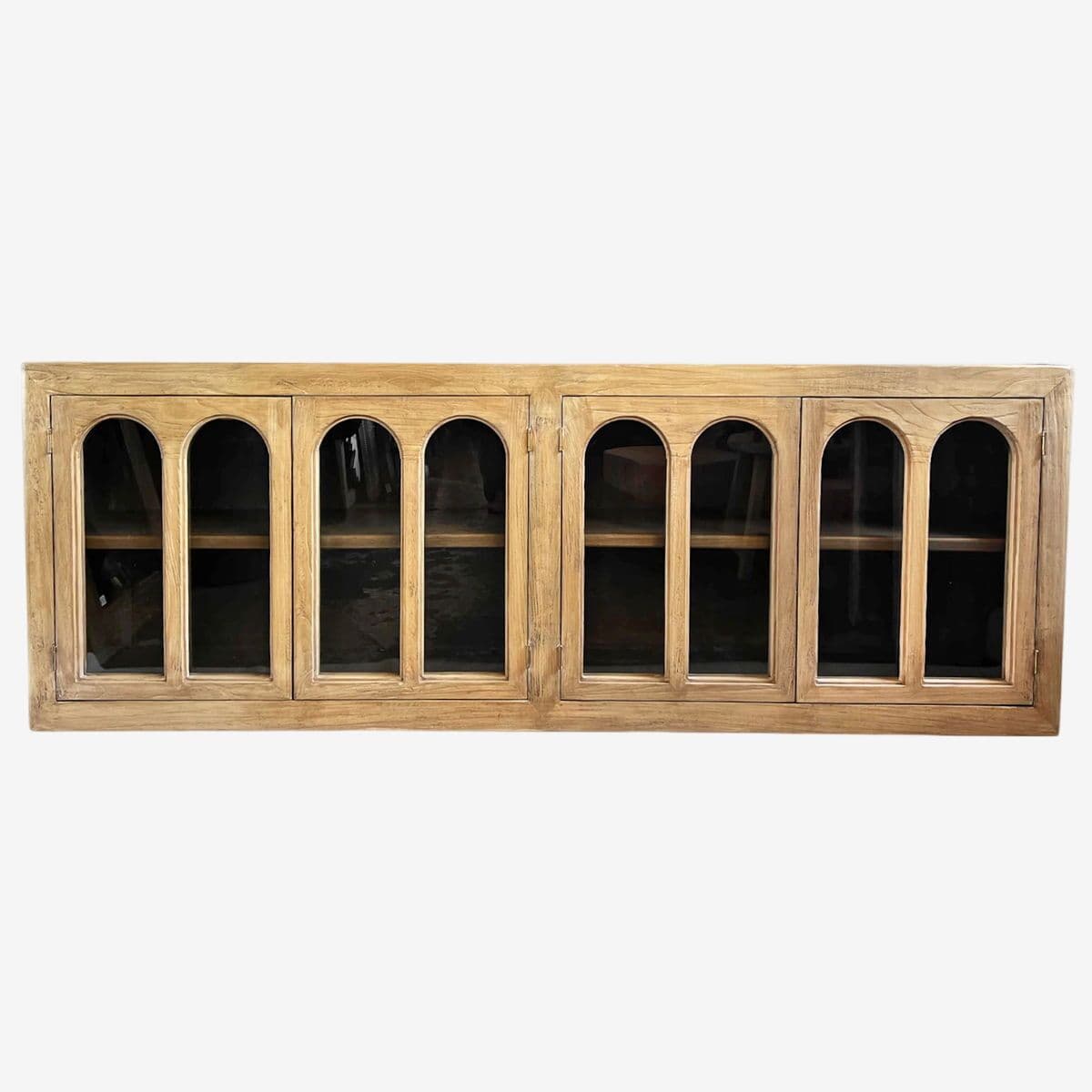Blond Elm Arch Window Sideboard - Image 1