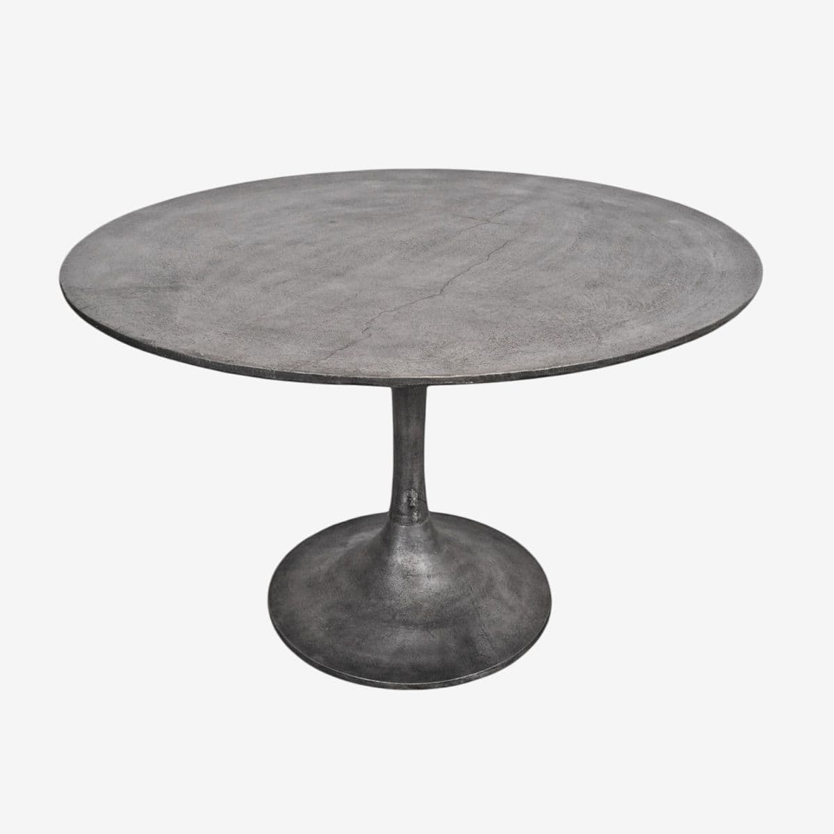 Gunmetal Round Dining Table 48 - Image 1