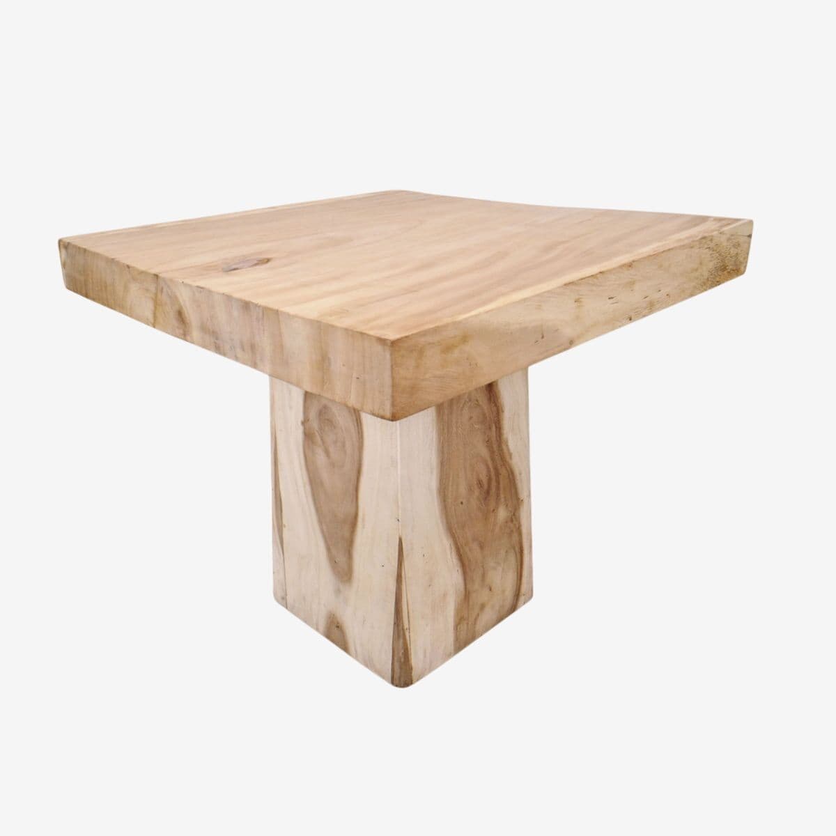 Square Monkey Pod Dining Table - Image 1