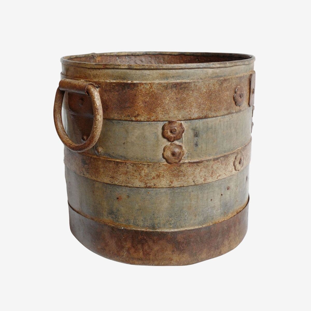 Vintage Iron Bucket - Image 1