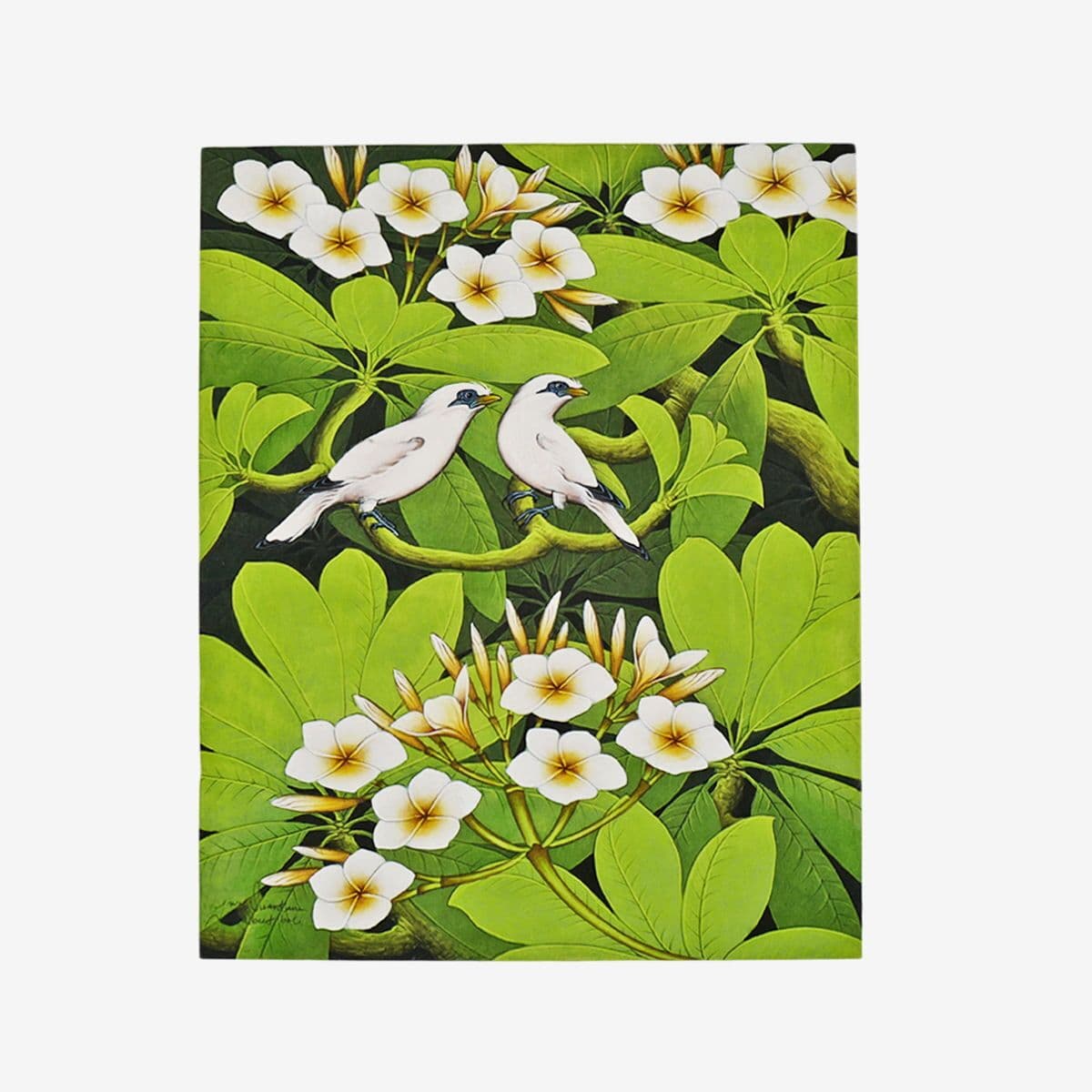 Flora Fauna Bird Painting - Image 1