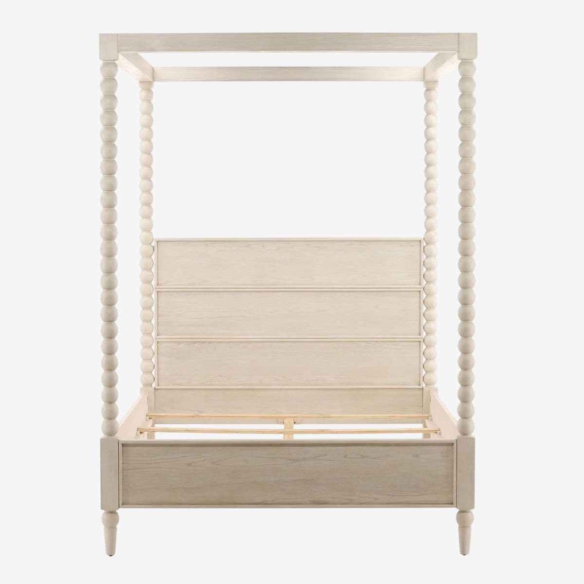 White Ball Poster Queen Bed - Image 1