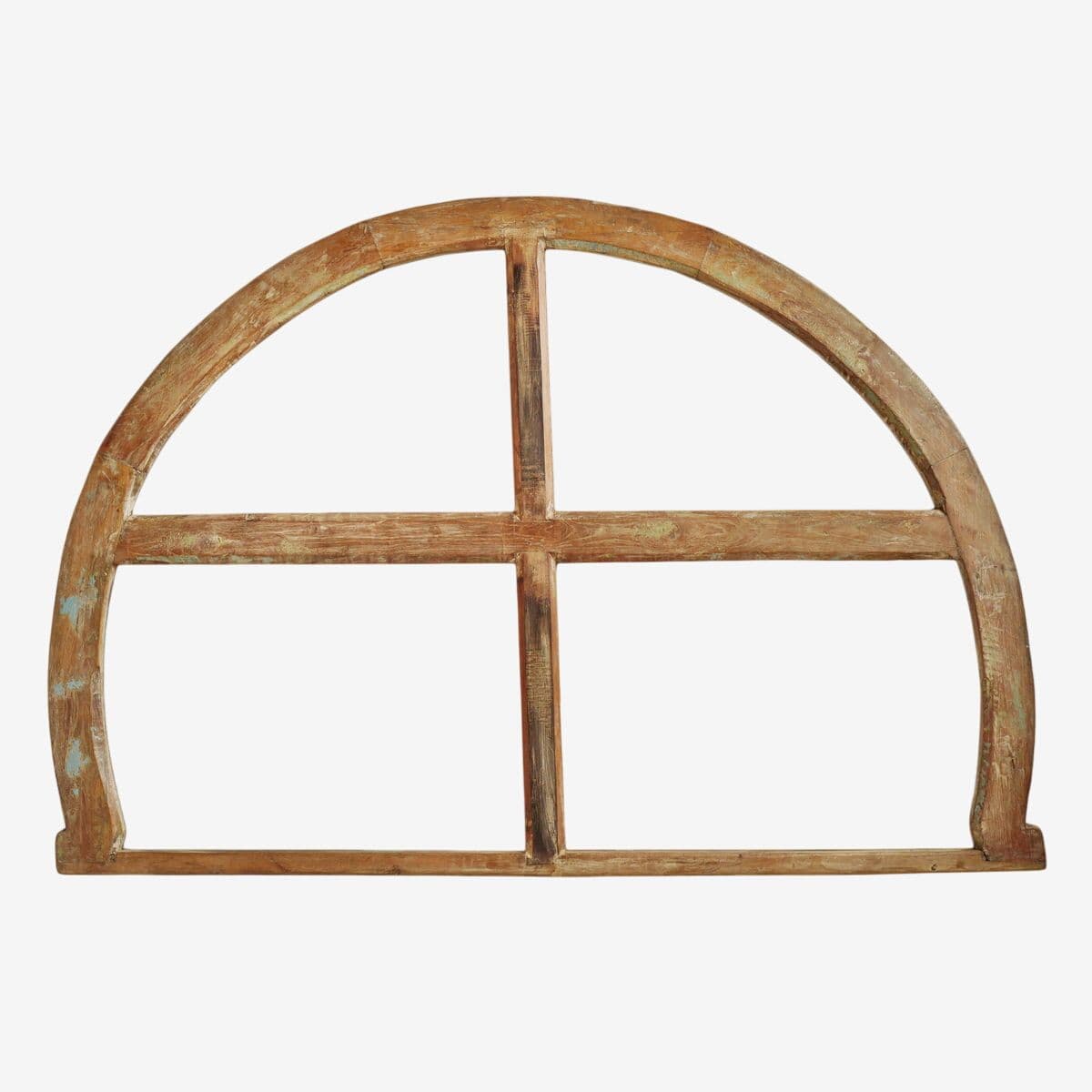 Vintage Arched Window Mirror - Image 1