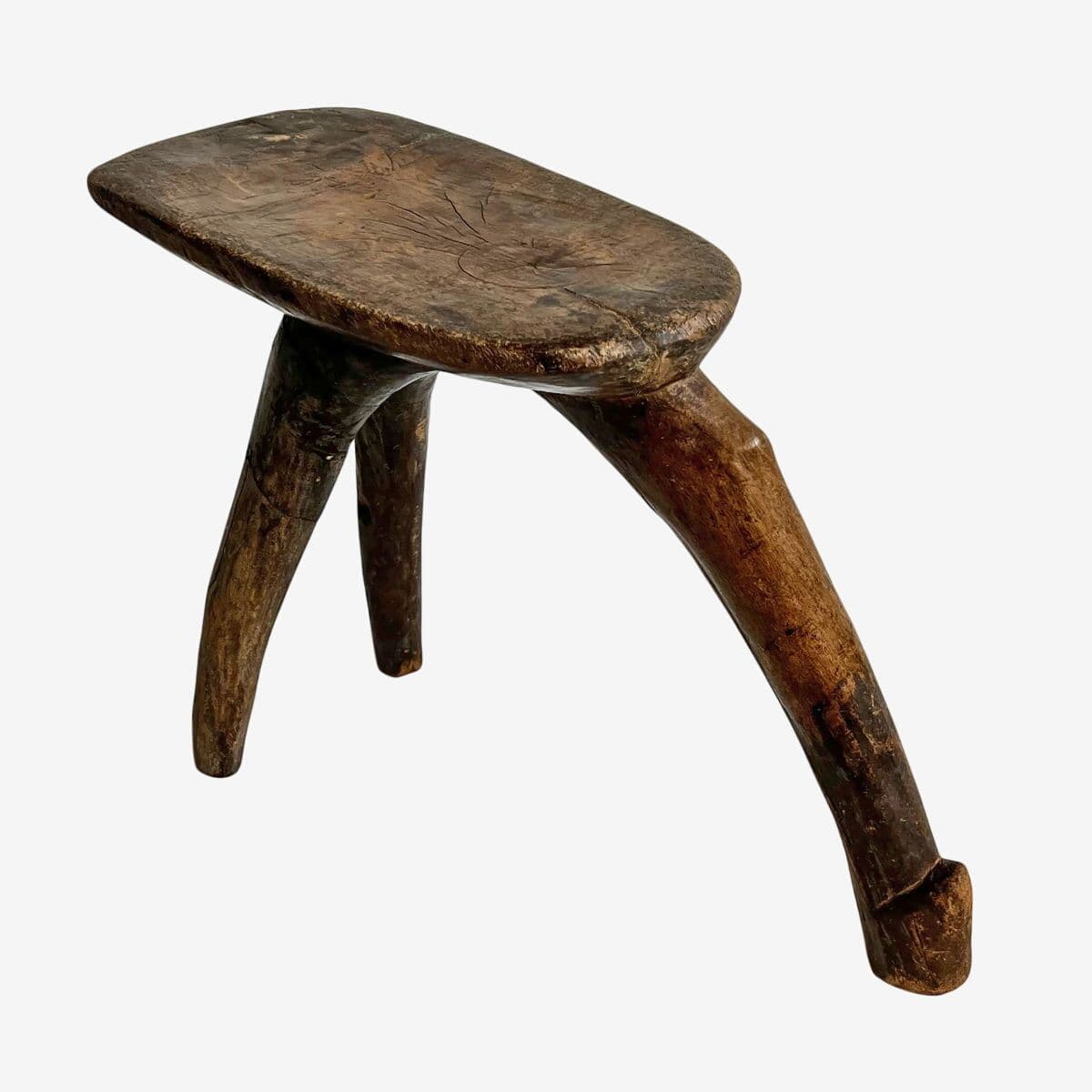 Vintage Mali 3-Leg Stool - Image 1