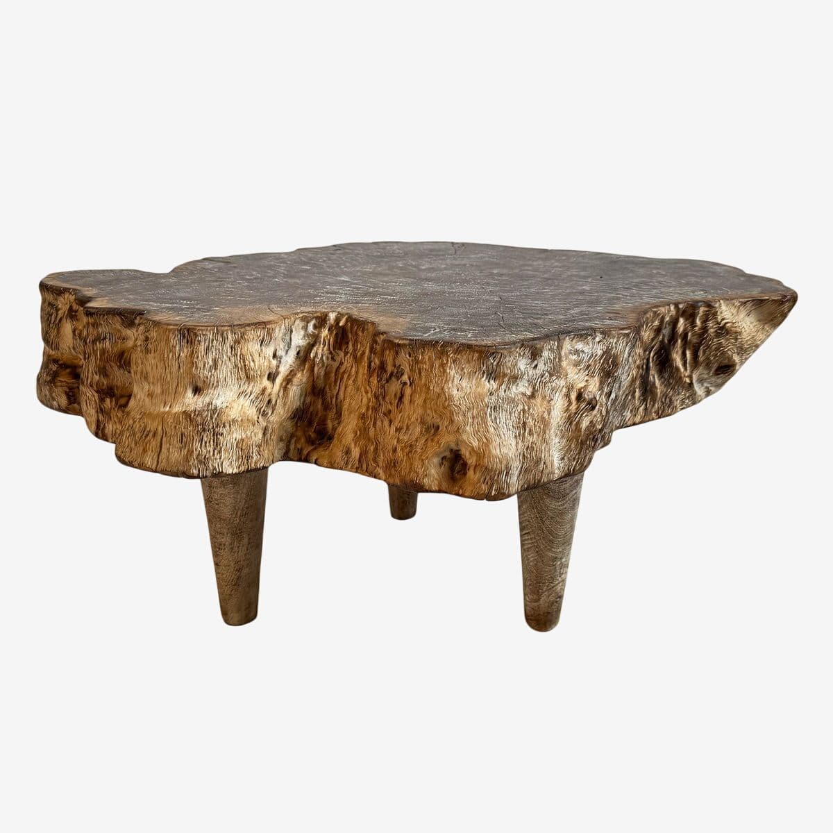 Organic Lychee Wood Coffee Table - Image 1