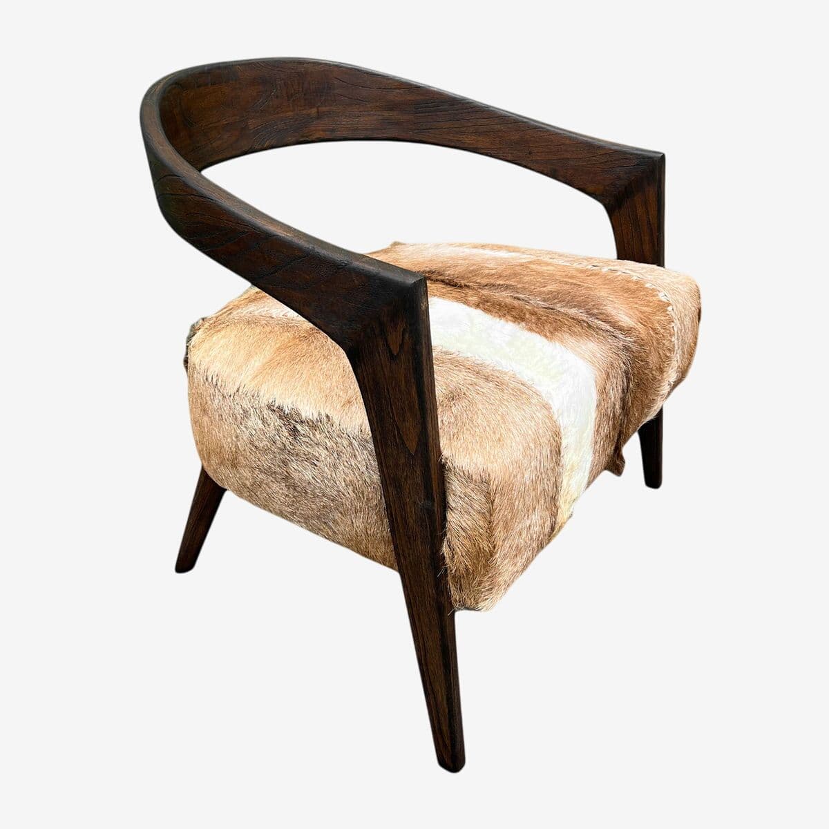 Deco Horseshoe Arm Chair - Image 1