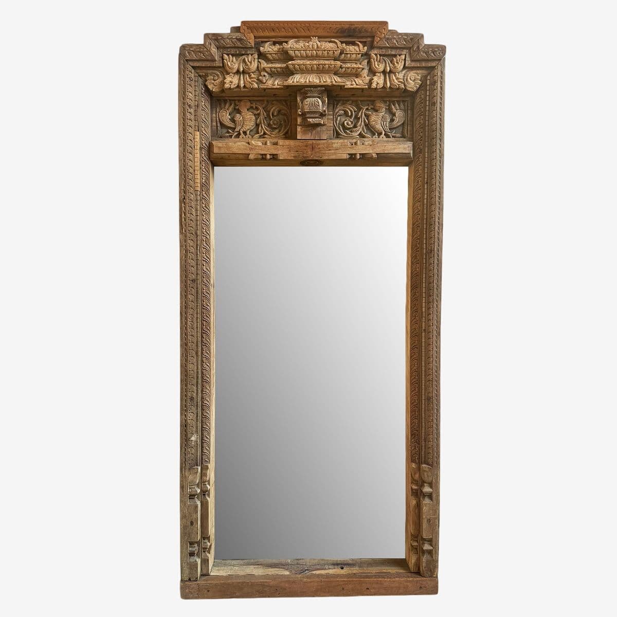 Antique India Doorway Mirror - Image 1