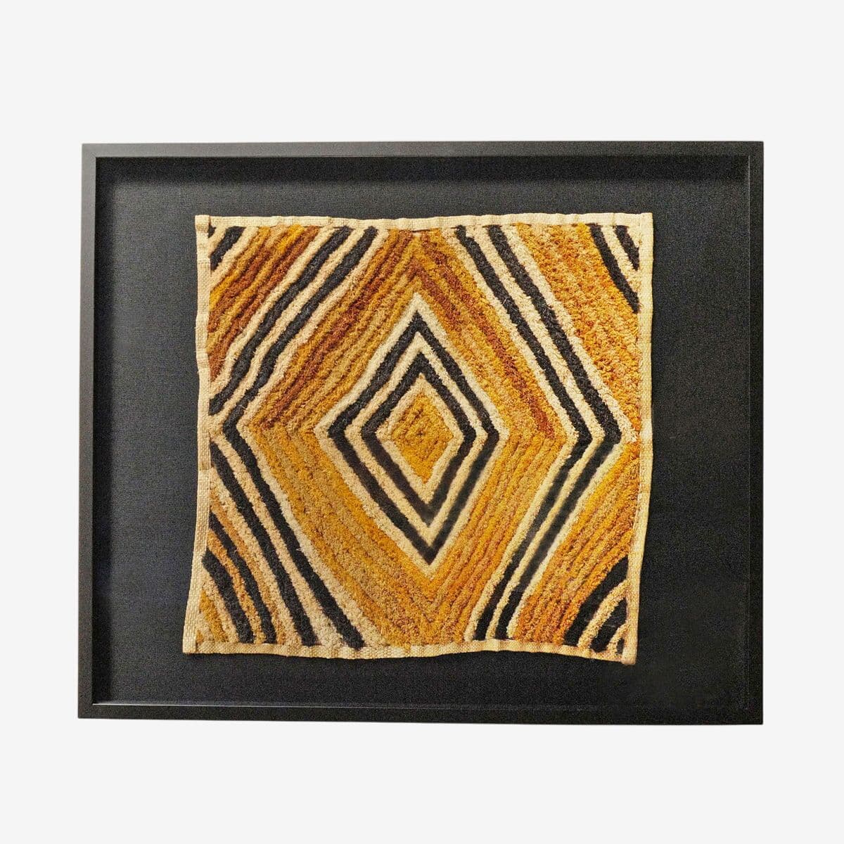 Vintage Shoowa Grass Textile Framed - Image 1