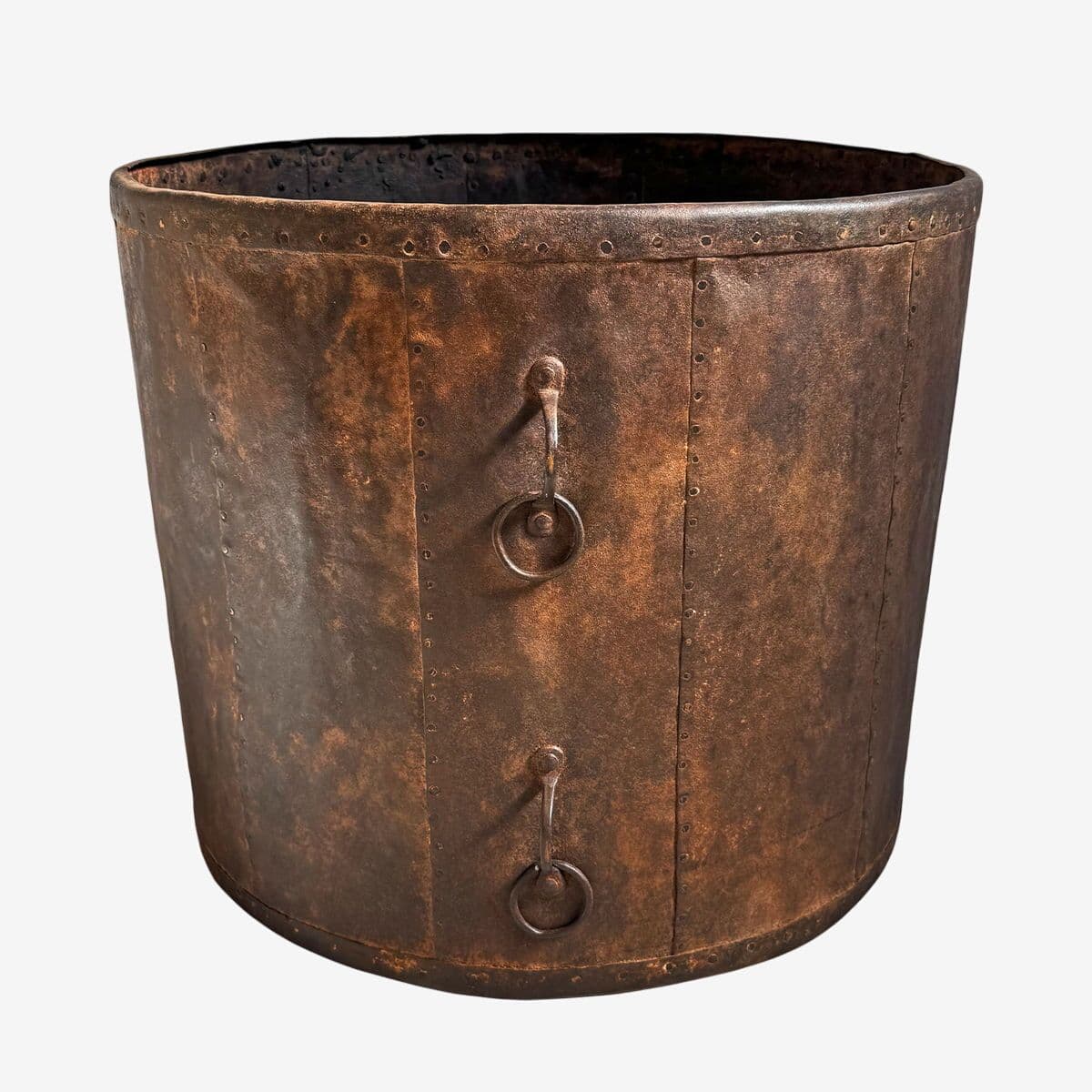 Vintage Iron Barrel - Image 1