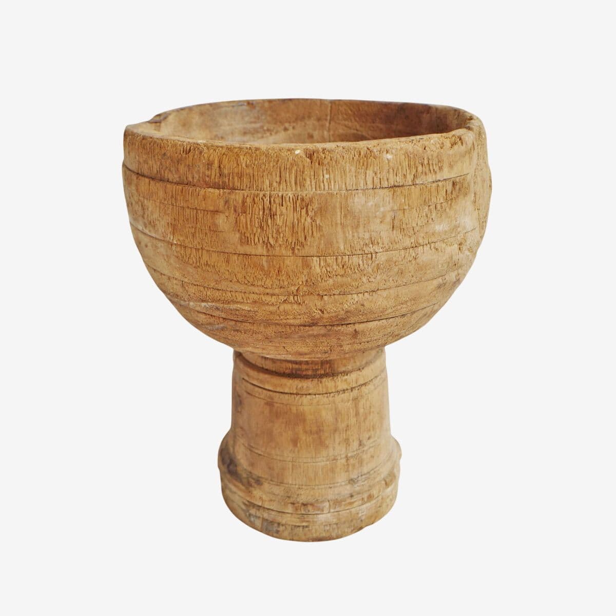 Old Wood India Mortar Cup - Image 1