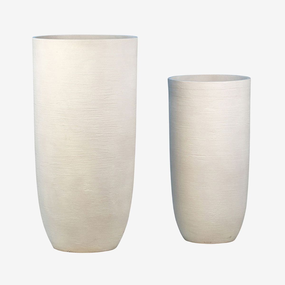 Modern White Composite Planter - Image 1