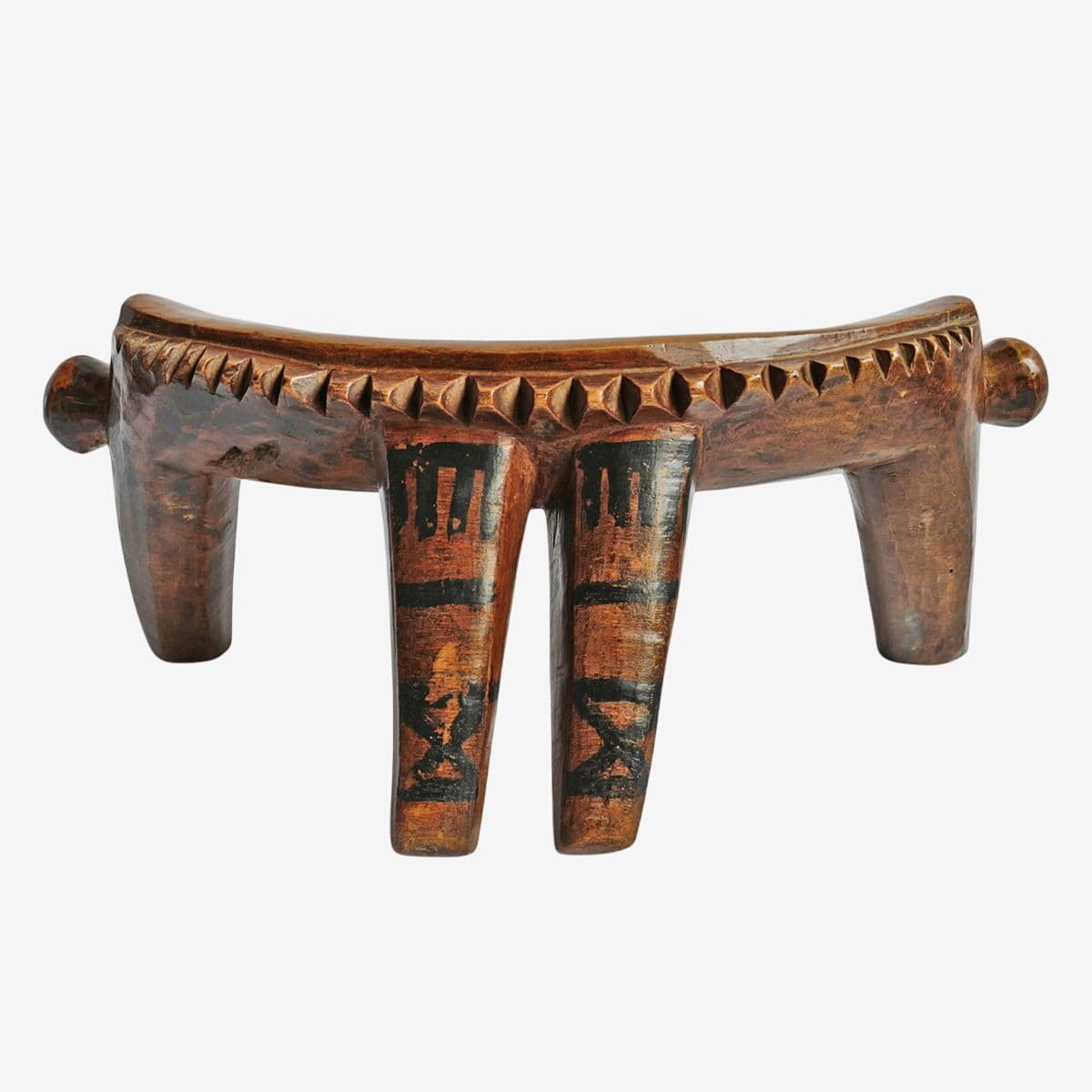 Vintage Sudan Wood Headrest - Image 1