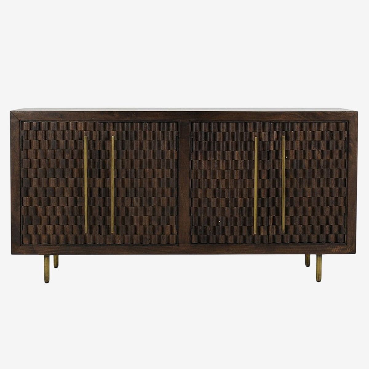 Niles Walnut & Bronze Sideboard - Image 1