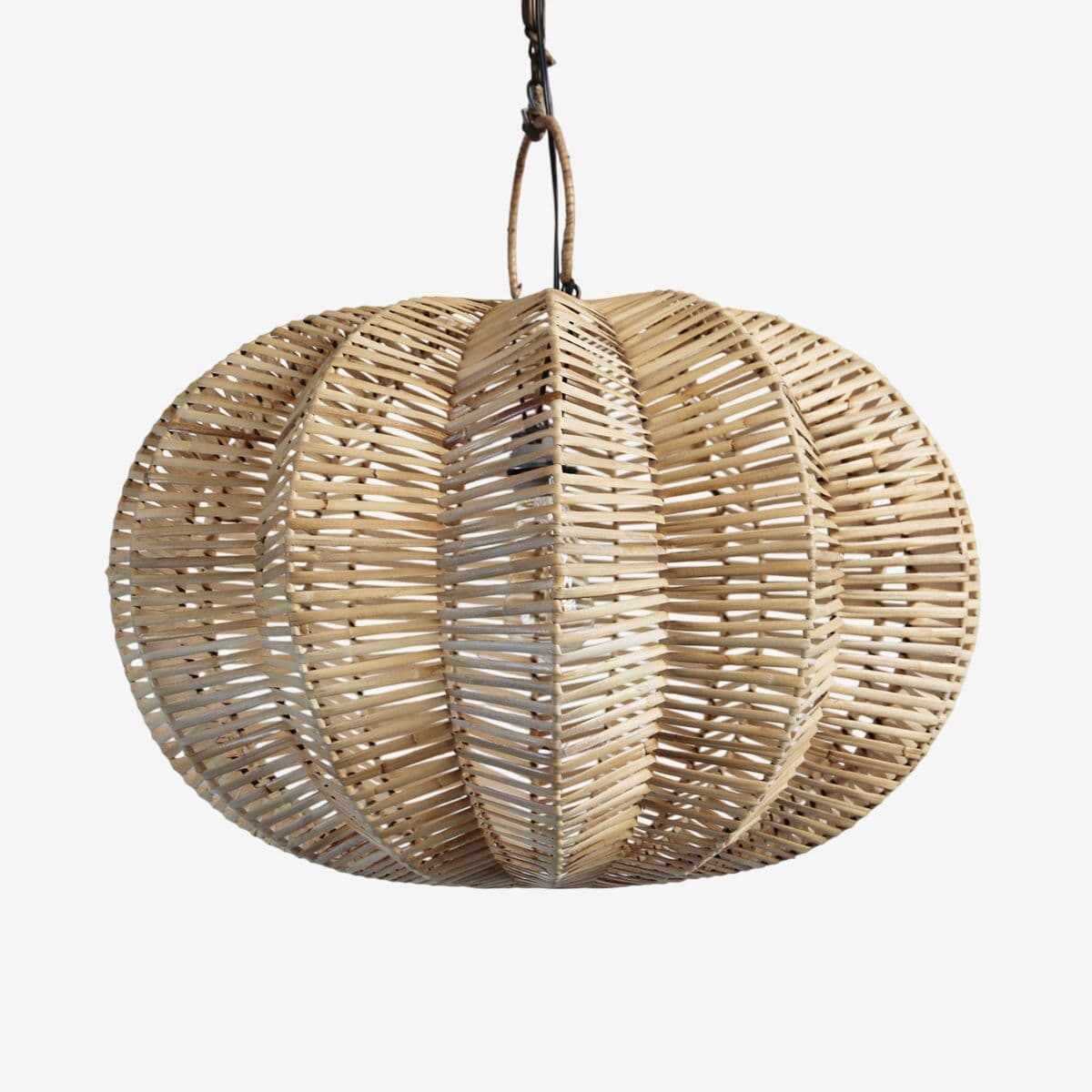 Split Raw Rattan Pumpkin Lantern 24 - Image 1